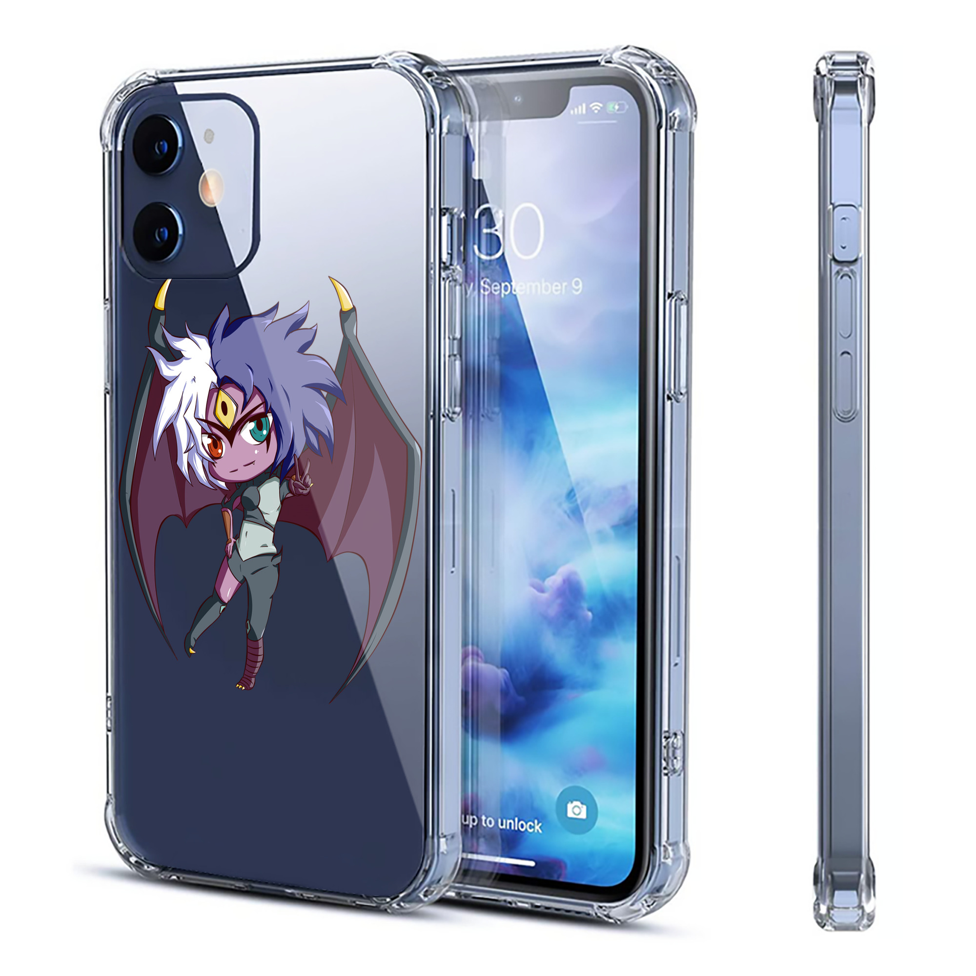 （画像用） 遊☆戯☆王 Yu-Gi-Oh! 【iPhone 12シリーズ対応】透明スマホケース（クリアソフトケース）